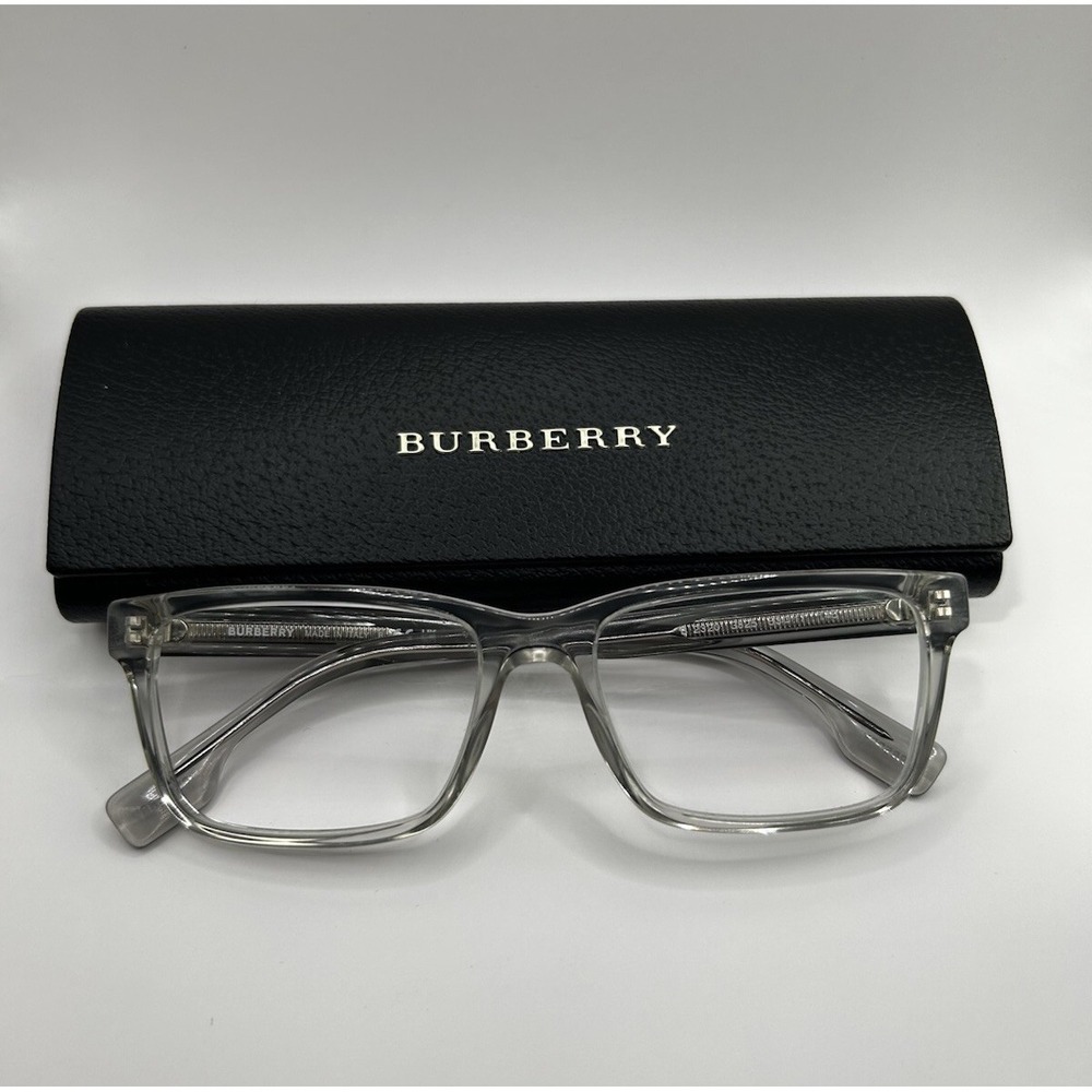Burberry BE2320 Heath Transparent Grey Glasses Pre-Owned Excellent
